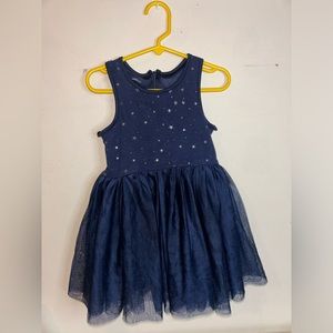 3T Navy Blue Tulle Dress